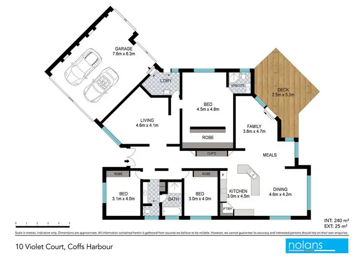 Floorplan of Homely house listing, 10 Violet Court, Coffs Harbour NSW 2450