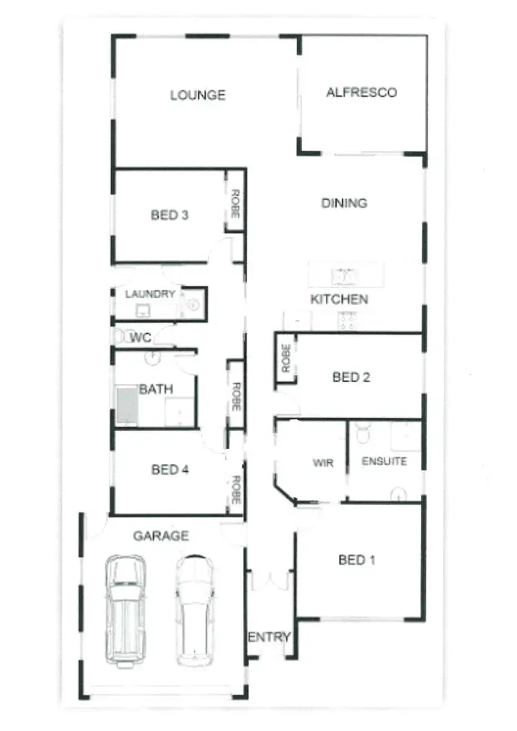 Floorplan of Homely house listing, 3 Langslow Drive, Miandetta TAS 7310