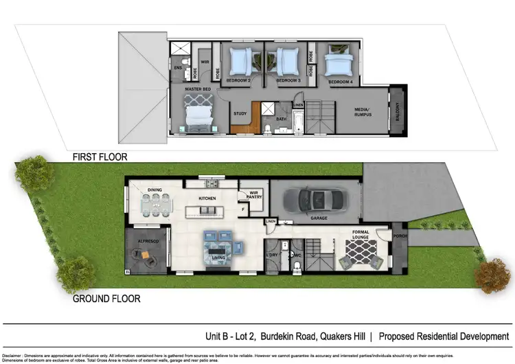 Floorplan of Homely house listing, 2b Alana Avenue, Quakers Hill NSW 2763