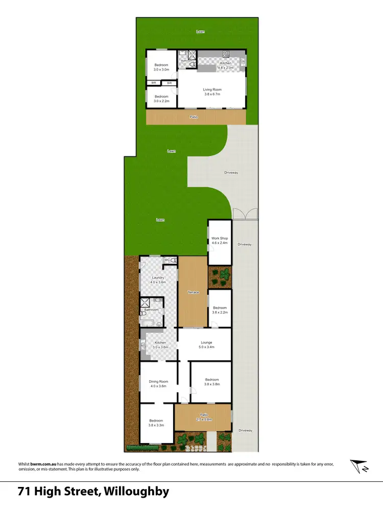 Floorplan of Homely house listing, 71 High Street, Willoughby NSW 2068