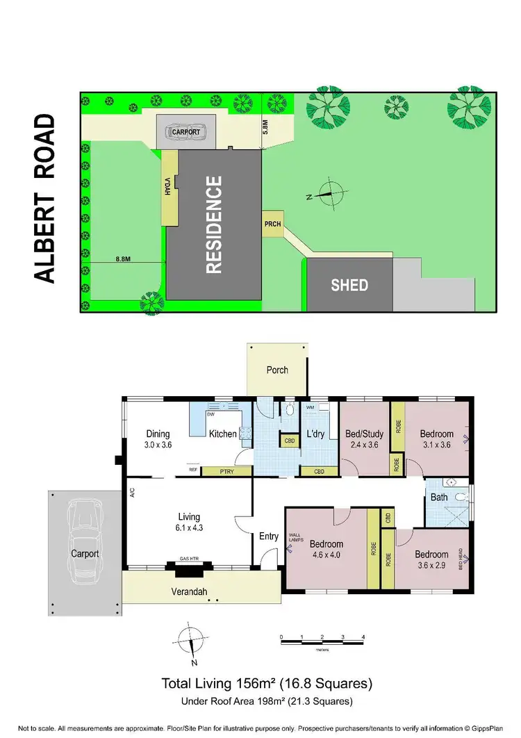 Floorplan of Homely house listing, 150 Albert Road, Warragul VIC 3820