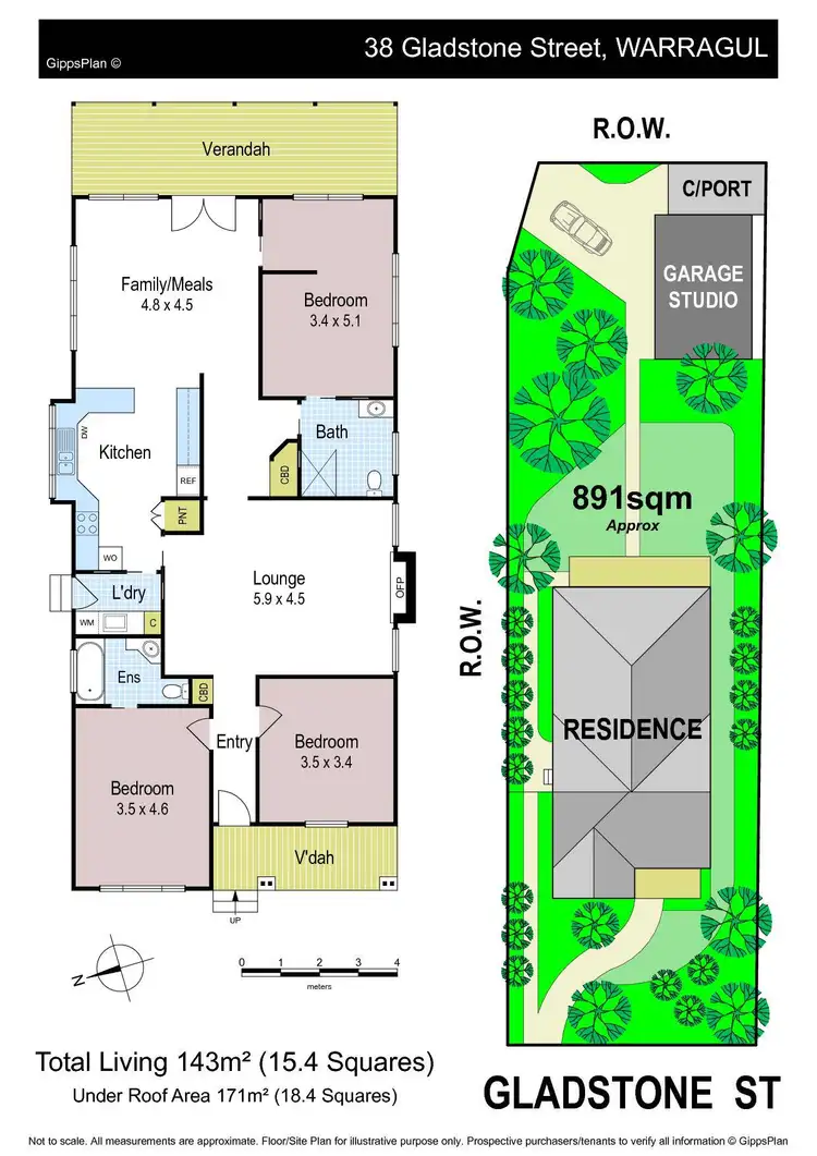Floorplan of Homely house listing, 38 Gladstone Street, Warragul VIC 3820
