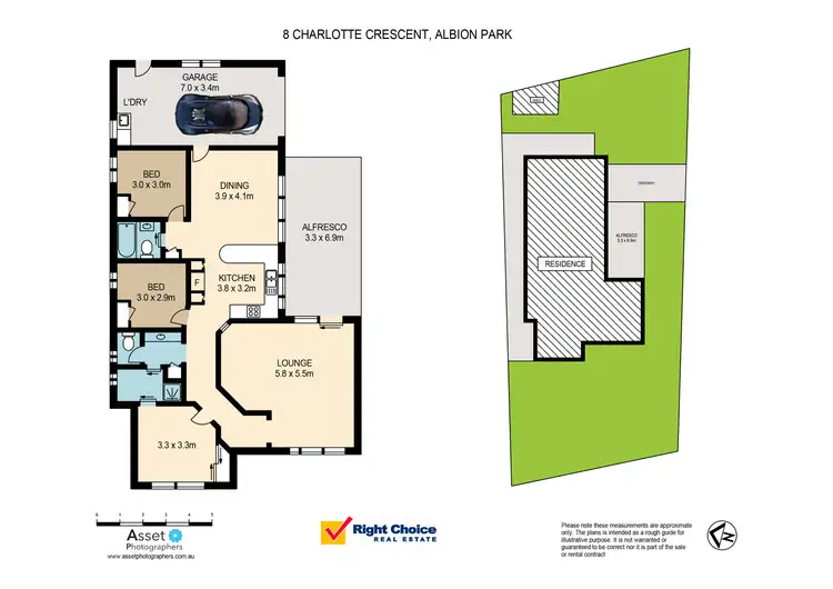 Floorplan of Homely house listing, 8 Charlotte Crescent, Albion Park NSW 2527