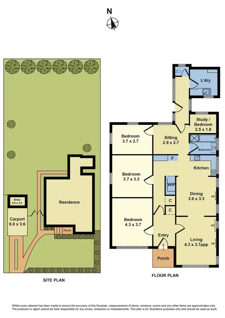 Floorplan of Homely house listing, 101. Central Springs Road, Daylesford VIC 3460