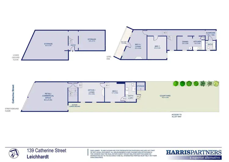 Floorplan of Homely house listing, 139 Catherine Street, Leichhardt NSW 2040