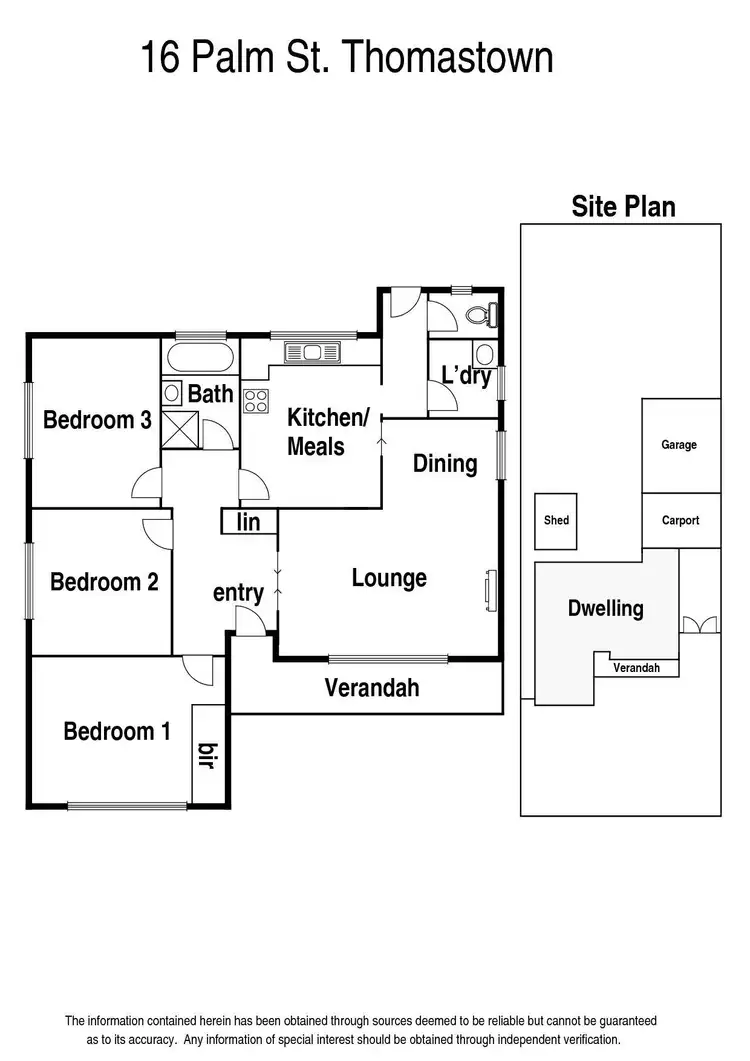 Floorplan of Homely house listing, 16 Palm Street, Thomastown VIC 3074