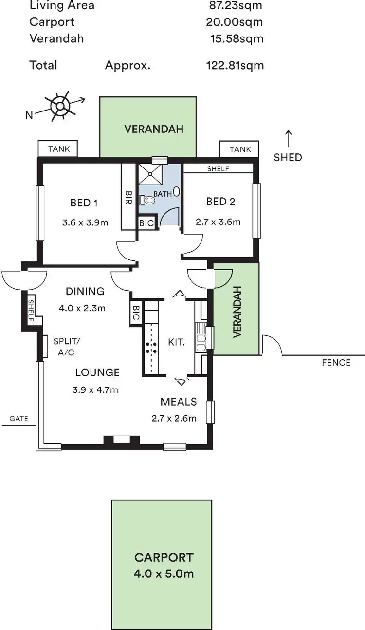 Floorplan of Homely house listing, 30 Woodleigh Road, Blackwood SA 5051