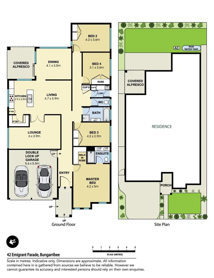 Floorplan of Homely house listing, 42 Emigrant Parade, Bungarribee NSW 2767