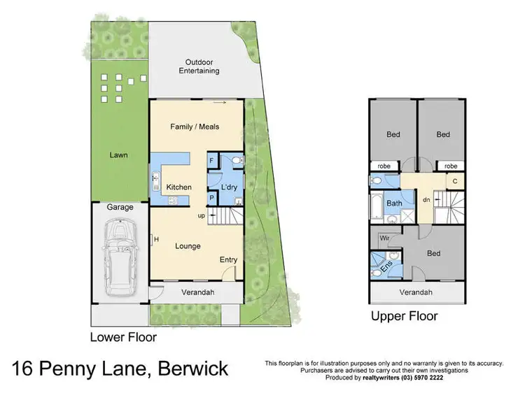 Floorplan of Homely house listing, 16 Penny Lane, Berwick VIC 3806