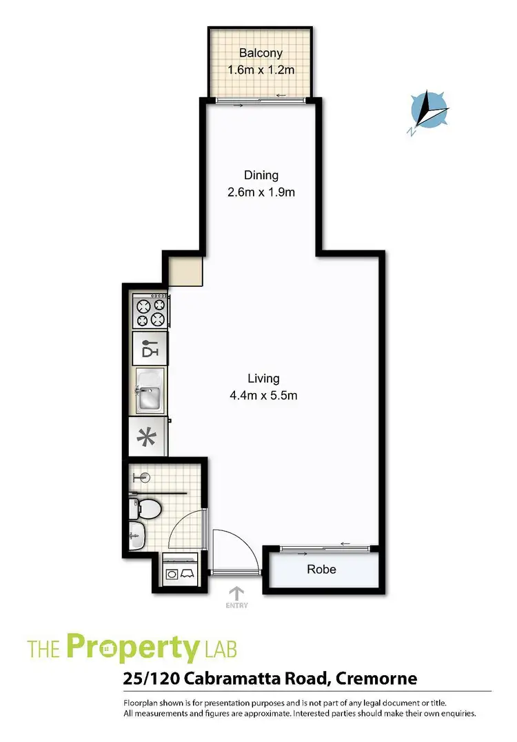 Floorplan of Homely apartment listing, 25/120 Cabramatta Road, Cremorne NSW 2090