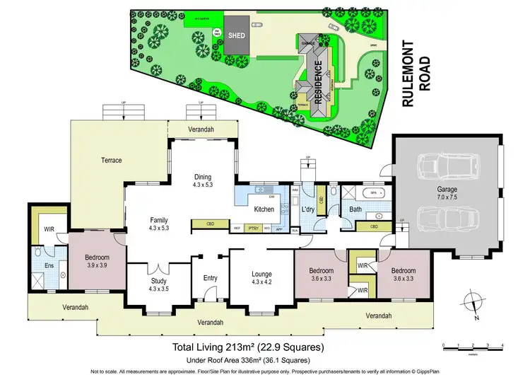 Floorplan of Homely house listing, 127 Rulemount Road, Warragul VIC 3820