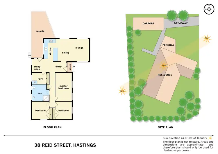 Floorplan of Homely house listing, 38 Reid Parade, Hastings VIC 3915