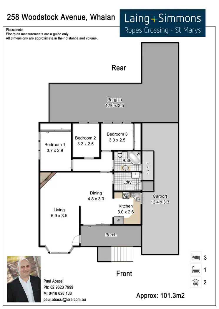 Floorplan of Homely house listing, 258 Woodstock Avenue, Whalan NSW 2770