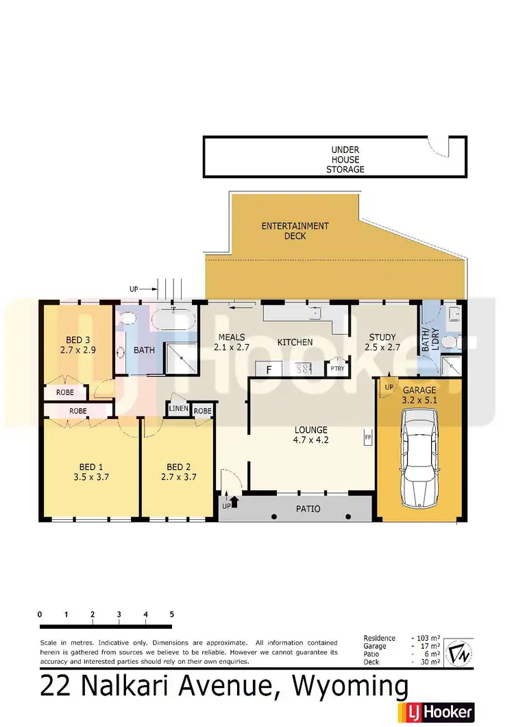 Floorplan of Homely house listing, 22 Nalkari Avenue, Wyoming NSW 2250