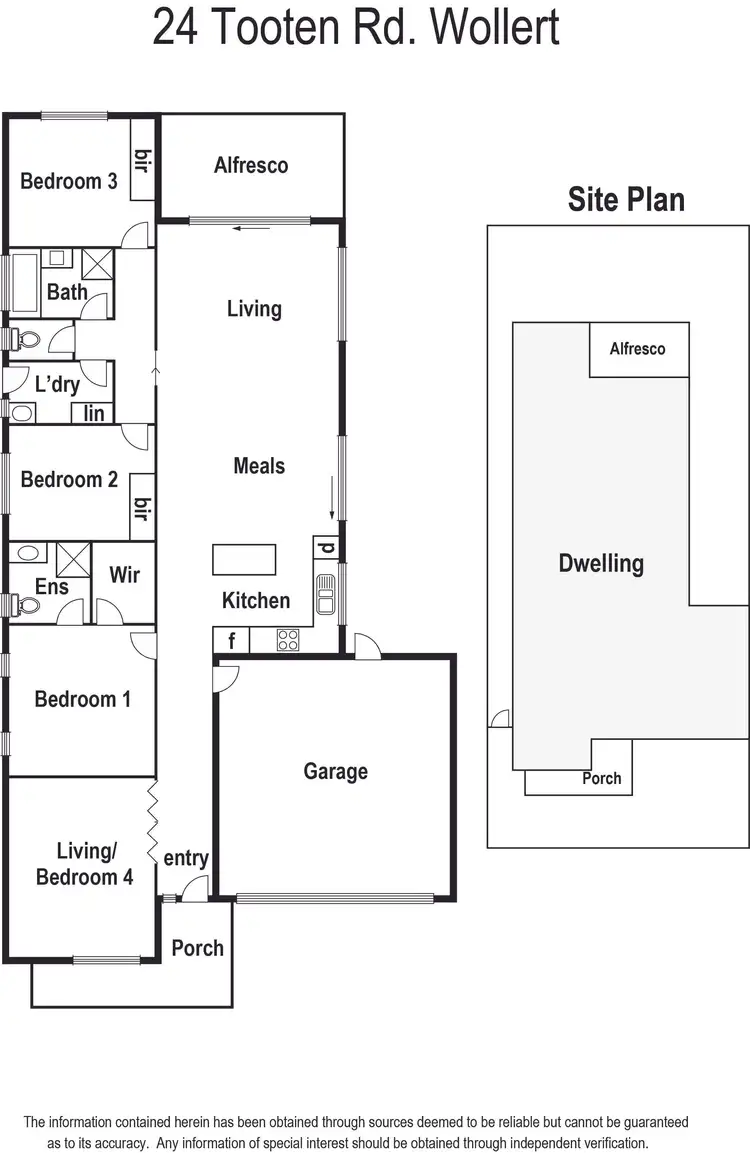 Floorplan of Homely house listing, 24 Tooten Road, Wollert VIC 3750