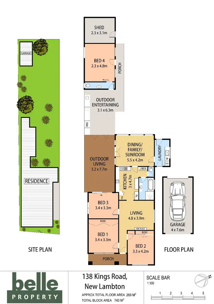 Floorplan of Homely house listing, 138 Kings Road, New Lambton NSW 2305