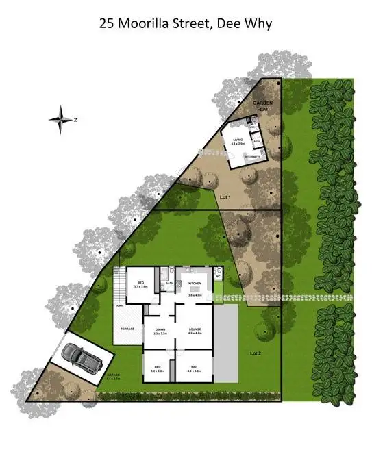 Floorplan of Homely house listing, 25 Moorilla Street, Dee Why NSW 2099