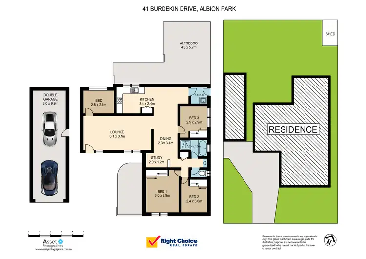Floorplan of Homely house listing, 41 Burdekin Drive, Albion Park NSW 2527