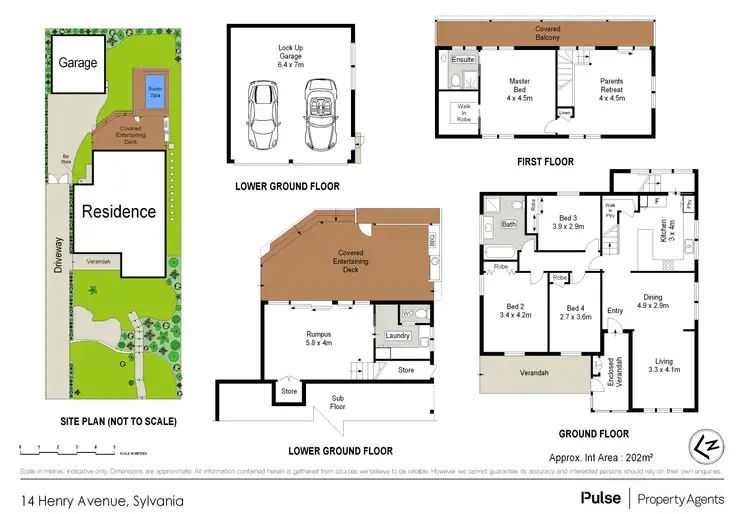 Floorplan of Homely house listing, 14 Henry Avenue, Sylvania NSW 2224