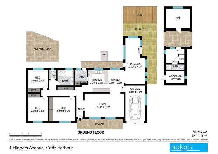 Floorplan of Homely house listing, 4 Flinders Avenue, Coffs Harbour NSW 2450