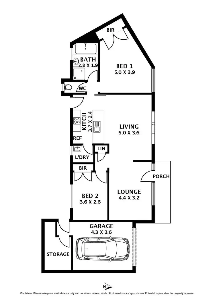 Floorplan of Homely block of units listing, 8/3-5 Stephens Street, Riddells Creek VIC 3431