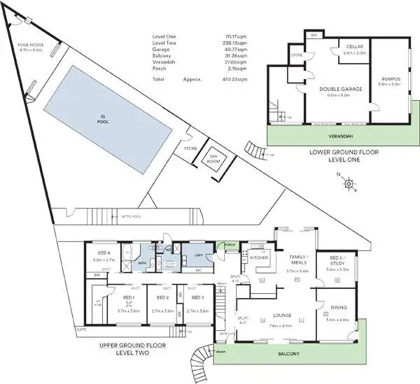 Floorplan of Homely house listing, 10 Barina Crescent, Mitcham SA 5062
