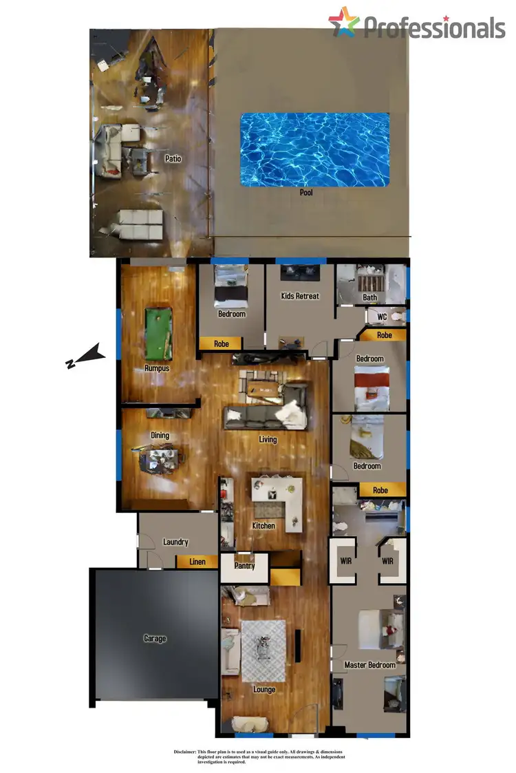 Floorplan of Homely house listing, 12 Amberley Garden, Derrimut VIC 3026