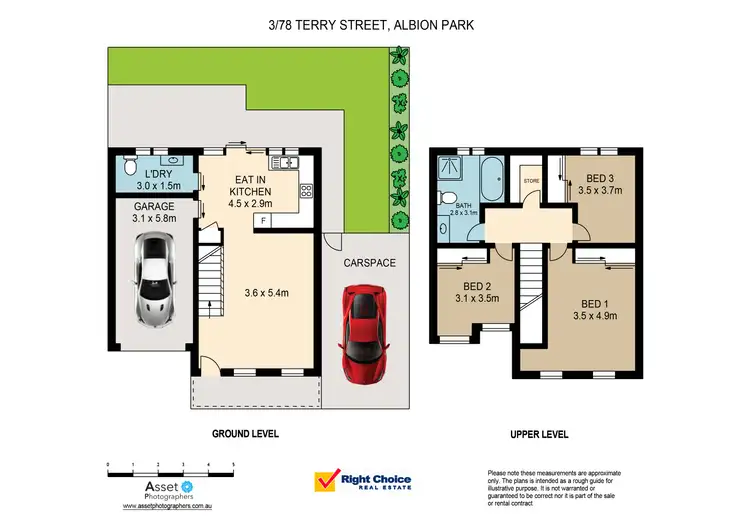 Floorplan of Homely townhouse listing, 3/78 Terry Street, Albion Park NSW 2527