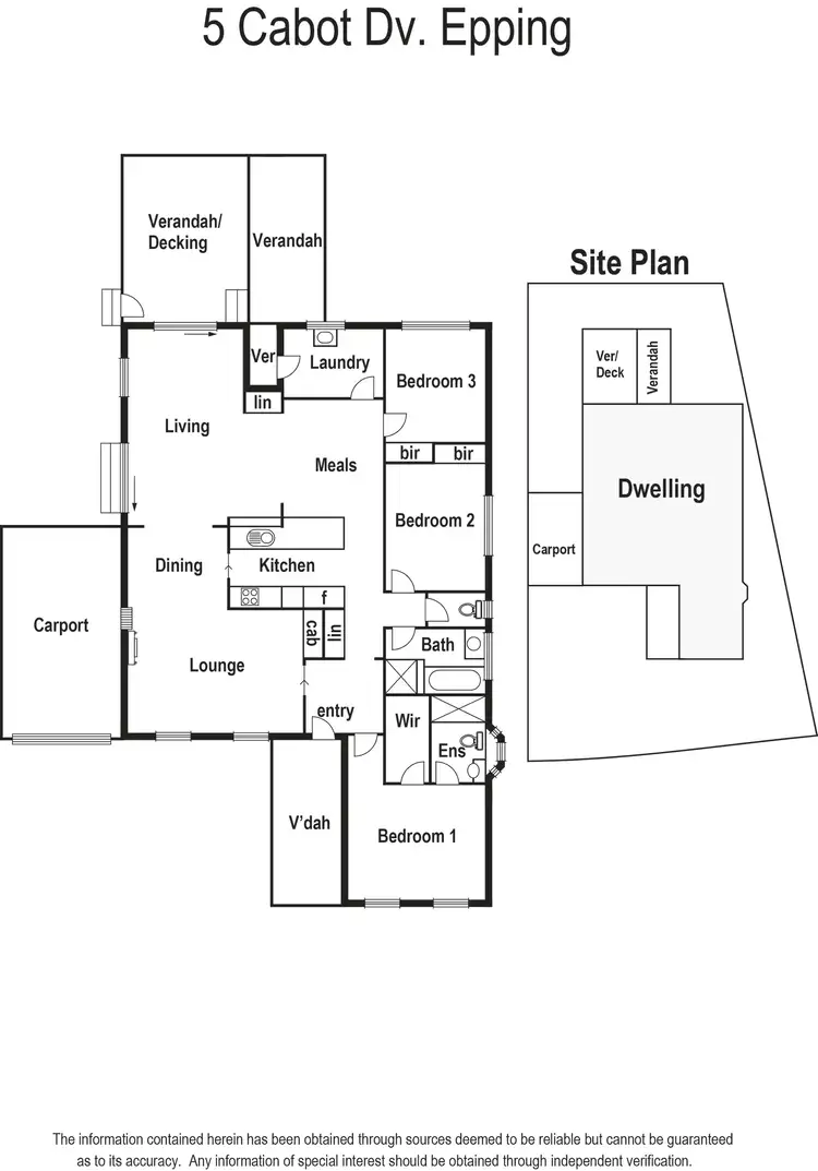 Floorplan of Homely house listing, 5 Cabot Drive, Epping VIC 3076