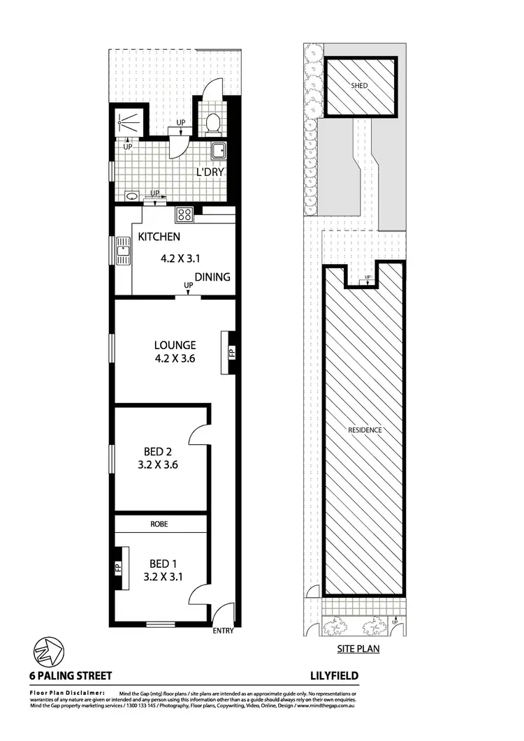 Floorplan of Homely house listing, 6 Paling Street, Lilyfield NSW 2040