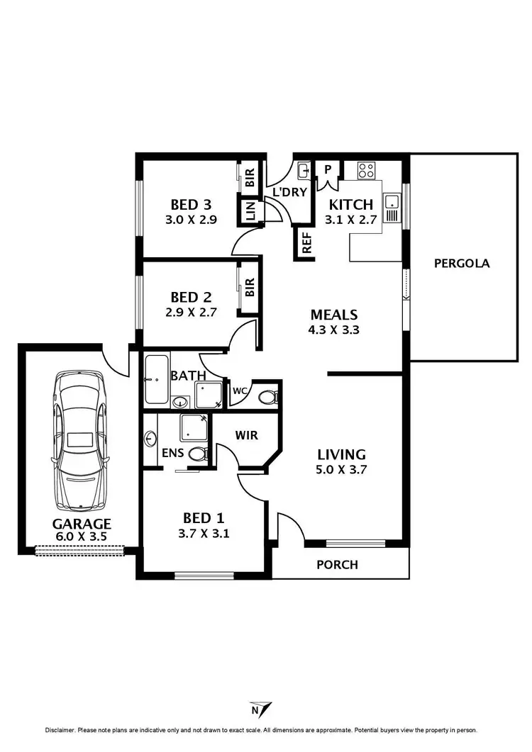Floorplan of Homely house listing, 3 Blackie Lane, Sunbury VIC 3429