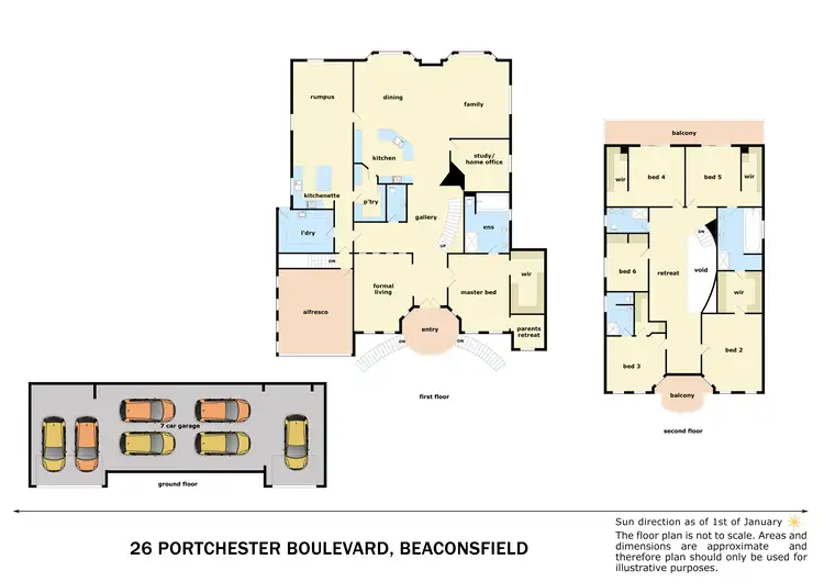 Floorplan of Homely house listing, 26 Portchester Boulevard, Beaconsfield VIC 3807