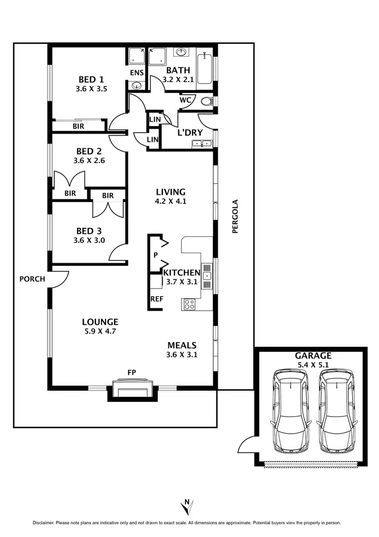 Floorplan of Homely house listing, 129 Reservoir Road, Sunbury VIC 3429