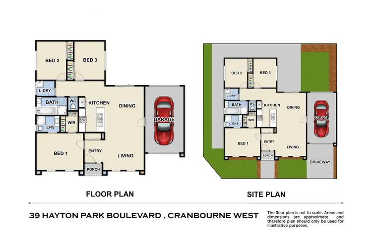 Floorplan of Homely house listing, 39 Hayton Park Boulevard, Cranbourne West VIC 3977