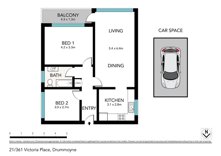 Floorplan of Homely apartment listing, 21/361 Victoria Place, Drummoyne NSW 2047