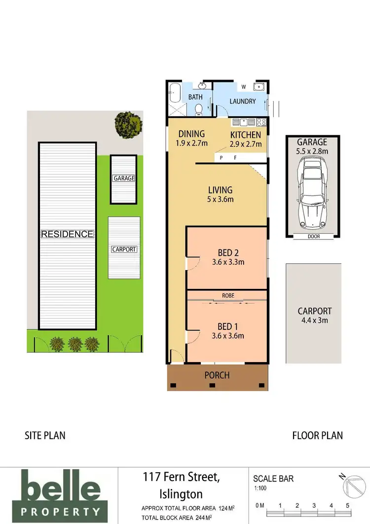 Floorplan of Homely house listing, 117 Fern Street, Islington NSW 2296