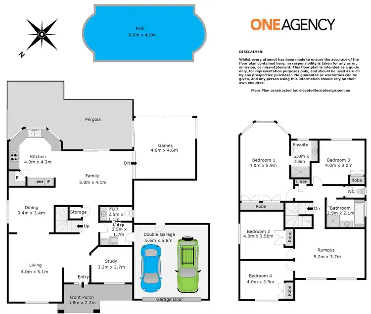 Floorplan of Homely house listing, 37 Portmadoc Drive, Menai NSW 2234
