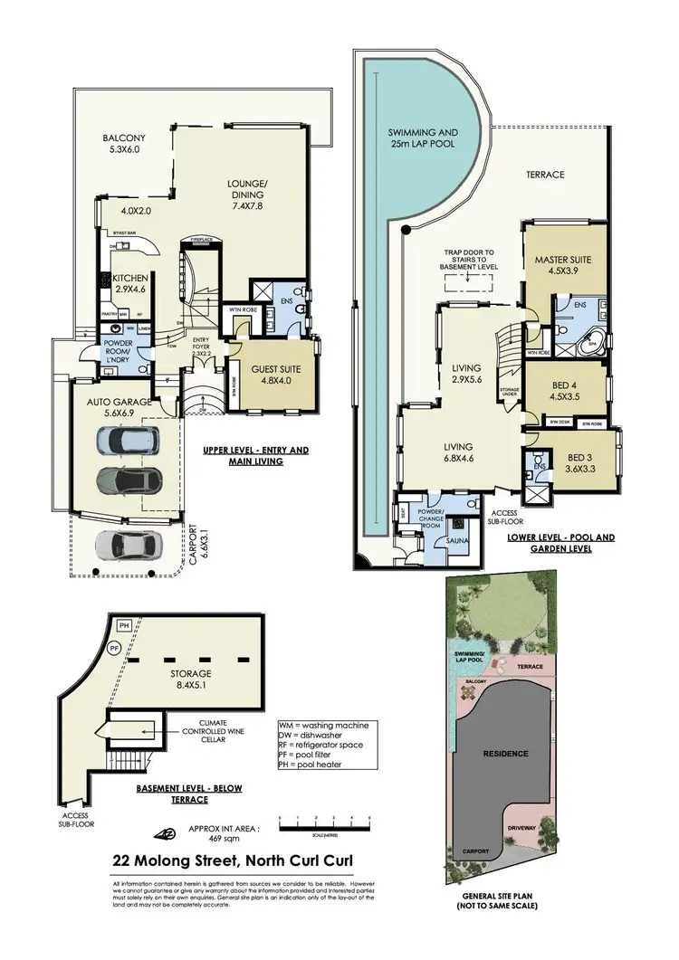 Floorplan of Homely house listing, 22 Molong Street, North Curl Curl NSW 2099