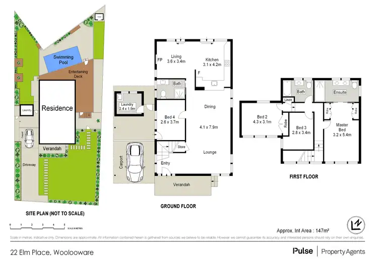 Floorplan of Homely house listing, 22 Elm Place, Woolooware NSW 2230
