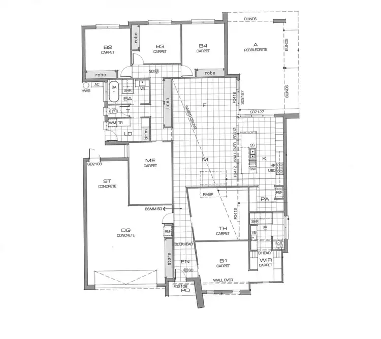 Floorplan of Homely house listing, 5 Rake Place, Mildura VIC 3500