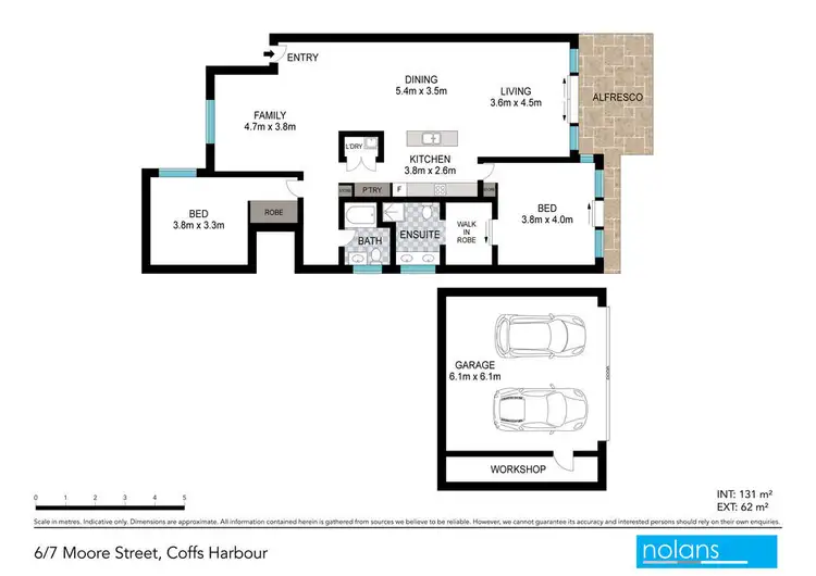 Floorplan of Homely apartment listing, 6/7 Moore Street, Coffs Harbour NSW 2450