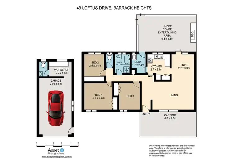 Floorplan of Homely house listing, 49 Loftus Drive, Barrack Heights NSW 2528