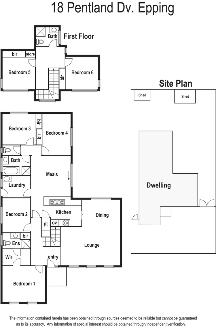 Floorplan of Homely house listing, 18 Pentland Drive, Epping VIC 3076