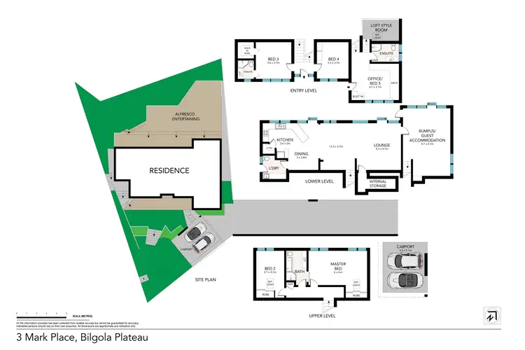 Floorplan of Homely house listing, 3 Mark Place, Bilgola Plateau NSW 2107