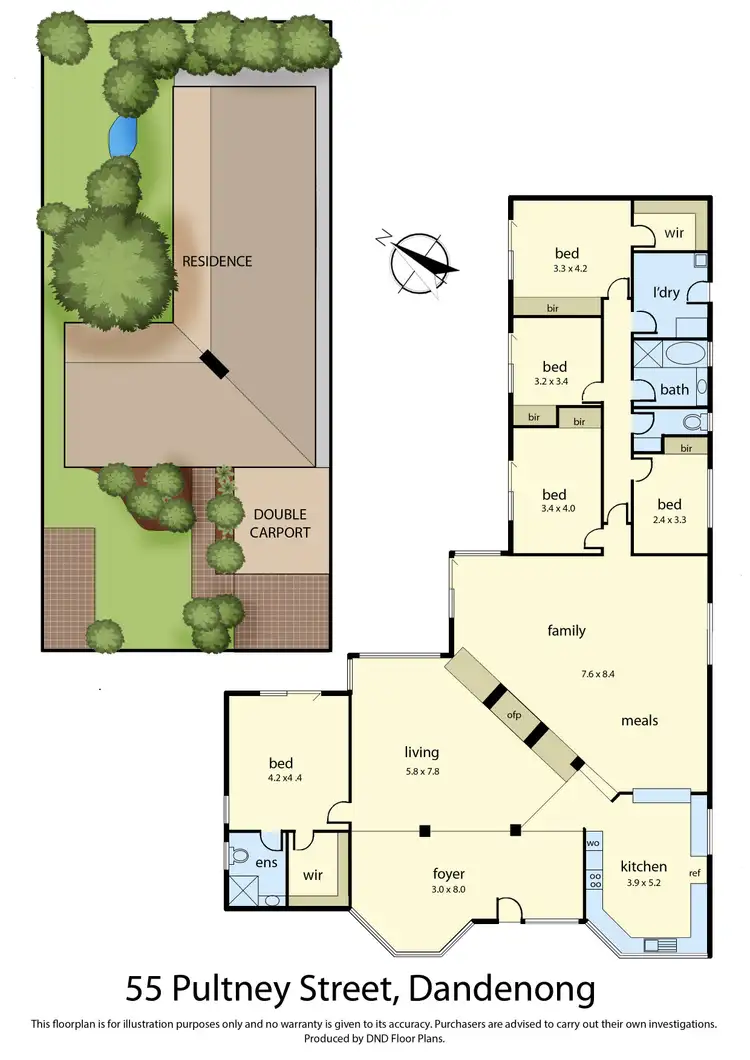 Floorplan of Homely house listing, 55 Pultney Street, Dandenong VIC 3175