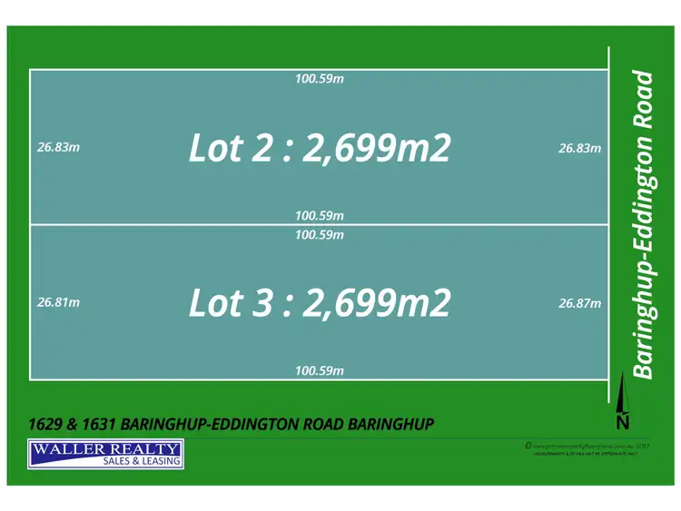 Floorplan of Homely land listing, 1631 Baringhup-Eddington Road, Baringhup VIC 3463