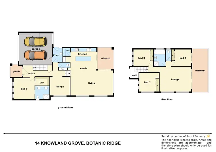 Floorplan of Homely house listing, 14 Knowland Grove, Botanic Ridge VIC 3977