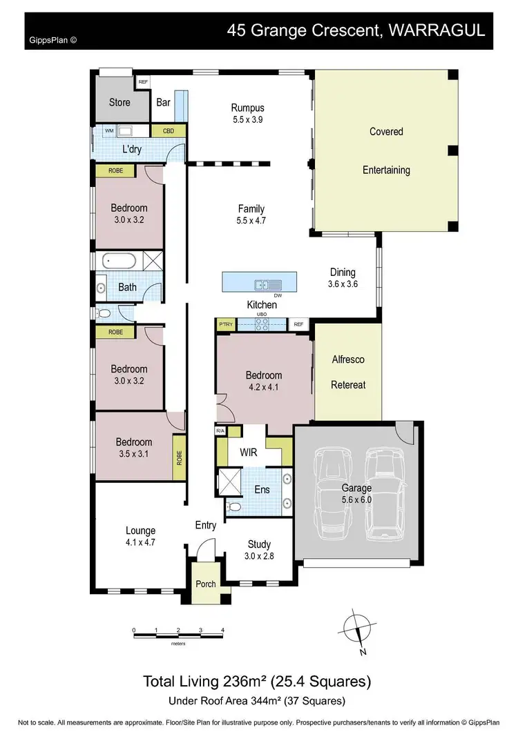 Floorplan of Homely house listing, 45 Grange Crescent, Warragul VIC 3820
