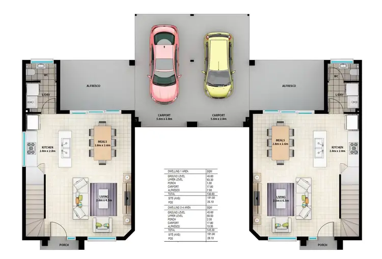 Floorplan of Homely house listing, D1/3 Britton Avenue, Tranmere SA 5073