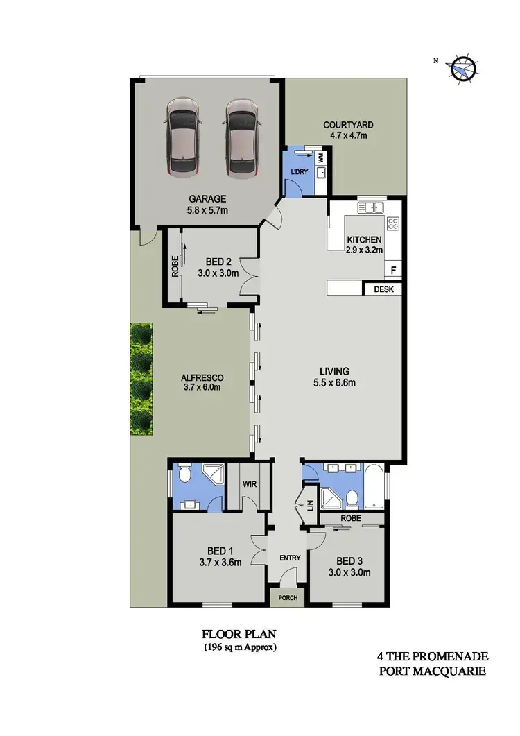 Floorplan of Homely house listing, 4 The Promenade, Port Macquarie NSW 2444